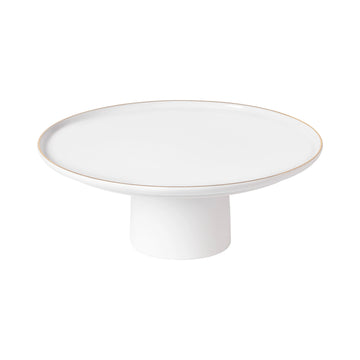 Gold Rim Footed Plate