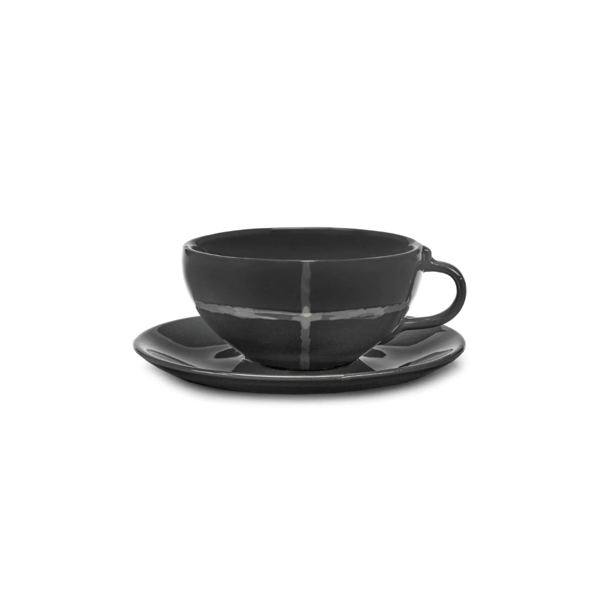 Zuma Coffee Cup + Saucer by Kelly Wearstler - set of 2