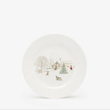 Snowy Village Side Plate