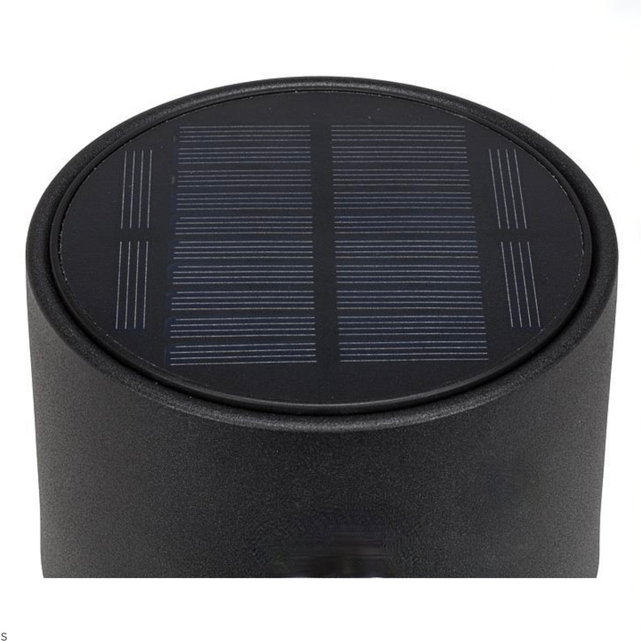 Black Classic Solar LED Outdoor Table Lamp