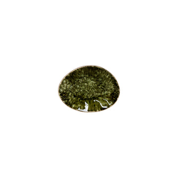 Green Riviera Forets Oval plate