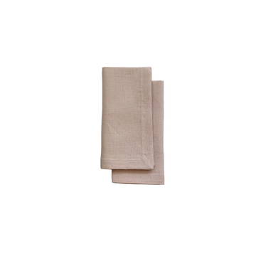 Rosewater Classic Linen Napkin  - set of 2