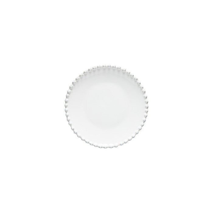 White Pearl Bread Plate - set of 6