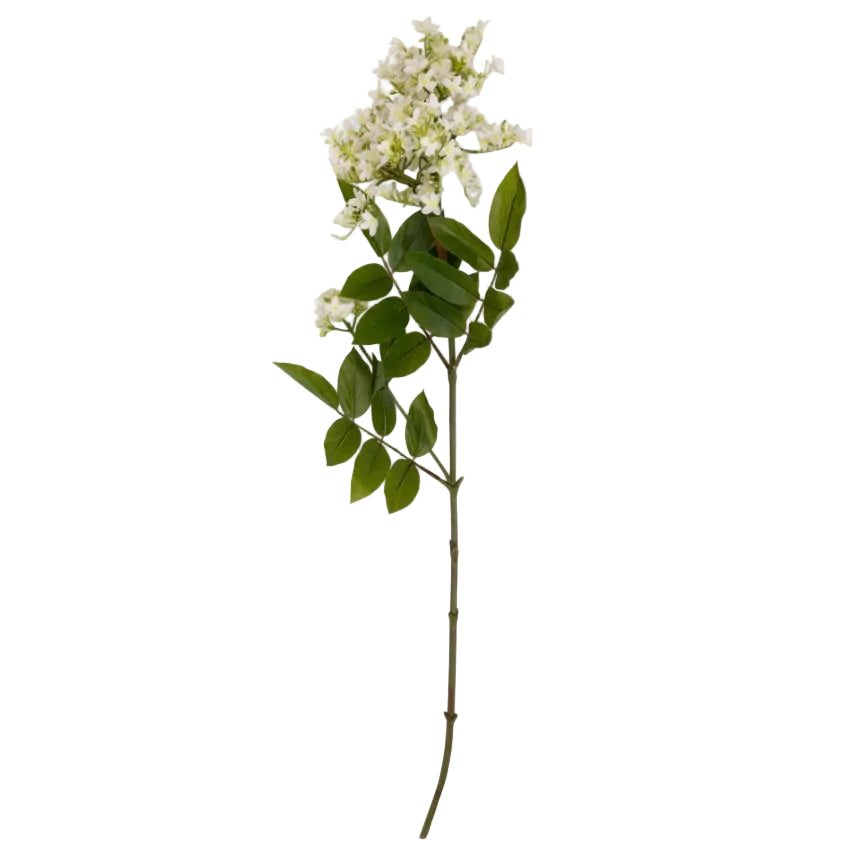 White Artificial Lilac Stem by Abigail Ahern