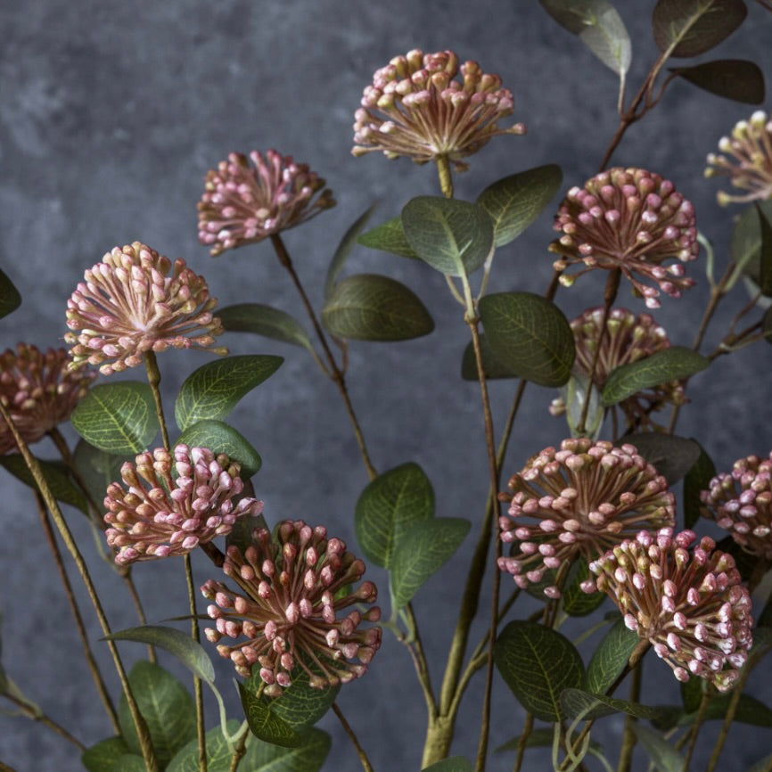 Pink Artificial Eucalyptus Berry by Abigail Ahern