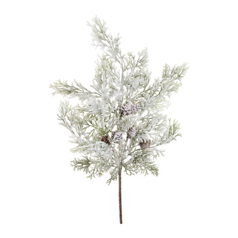 Snowy Cedar +Pinecone Spray