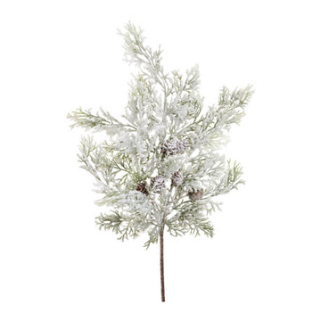 Snowy Cedar +Pinecone Spray