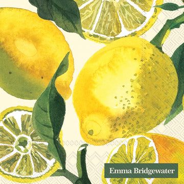 Lemons Cocktail Napkin