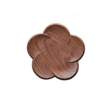 Black Walnut Gohobi Solid Wood Coaster - Large