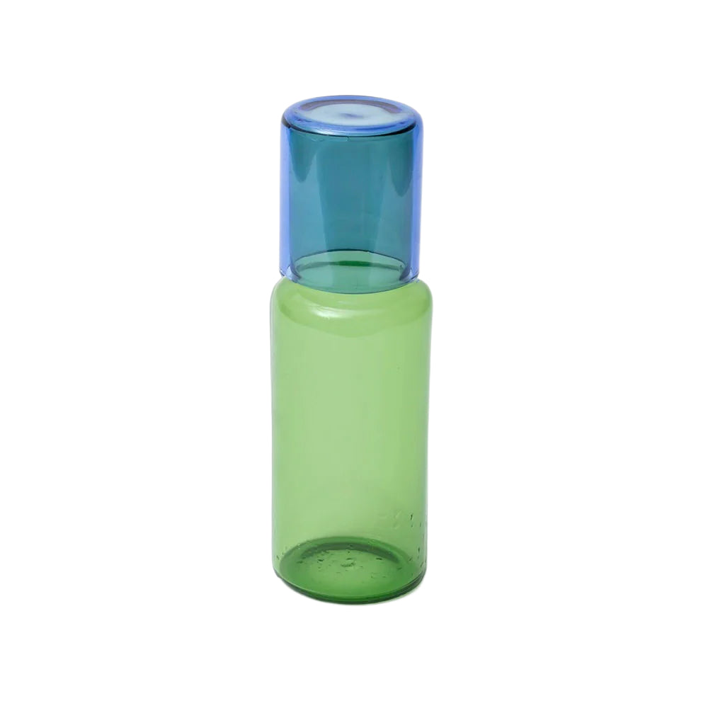 Duo Tone Glass Carafe -  Green / Blue, Color Lab by Block Design