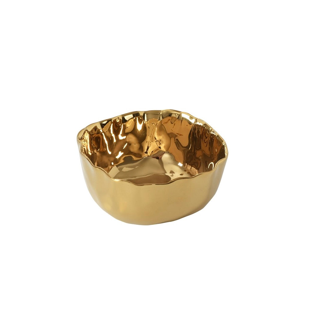 Gold Portofino Snack Bowl