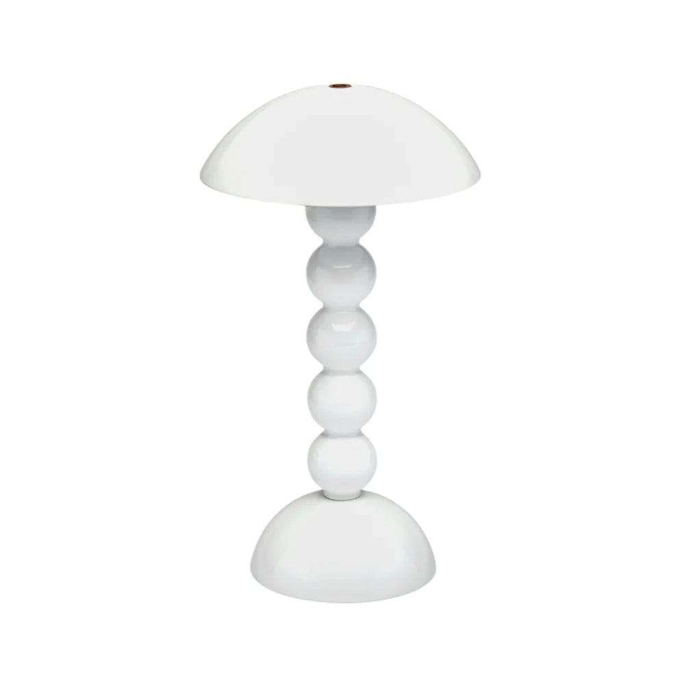 White Bobbin LED Lamp by Addison Ross