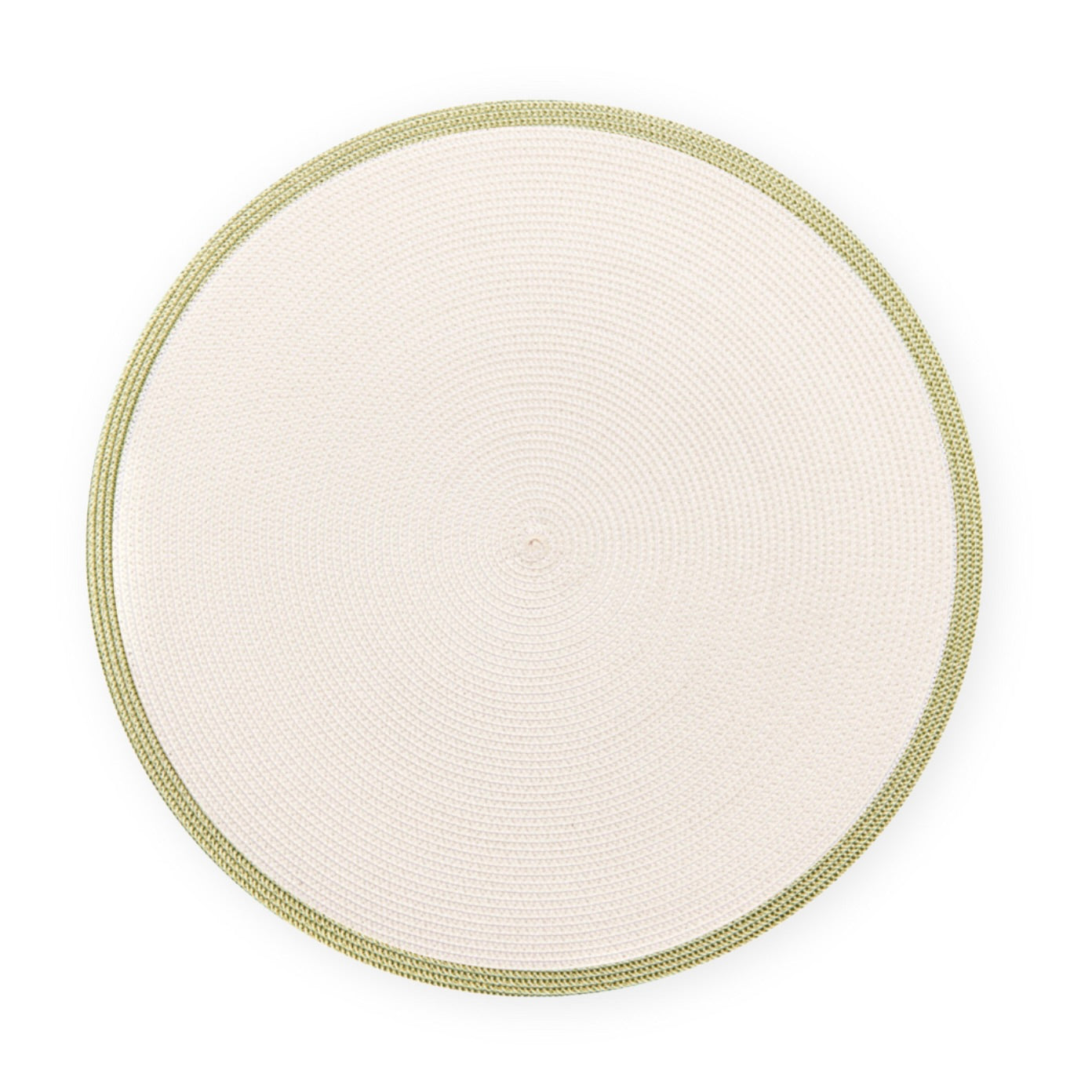 Mod Border Placemat by Deborah Rhodes - Bone/Canary