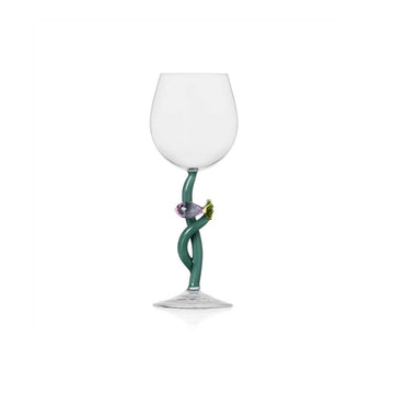 Pink Fish Wine Glass - by ichendorf milano