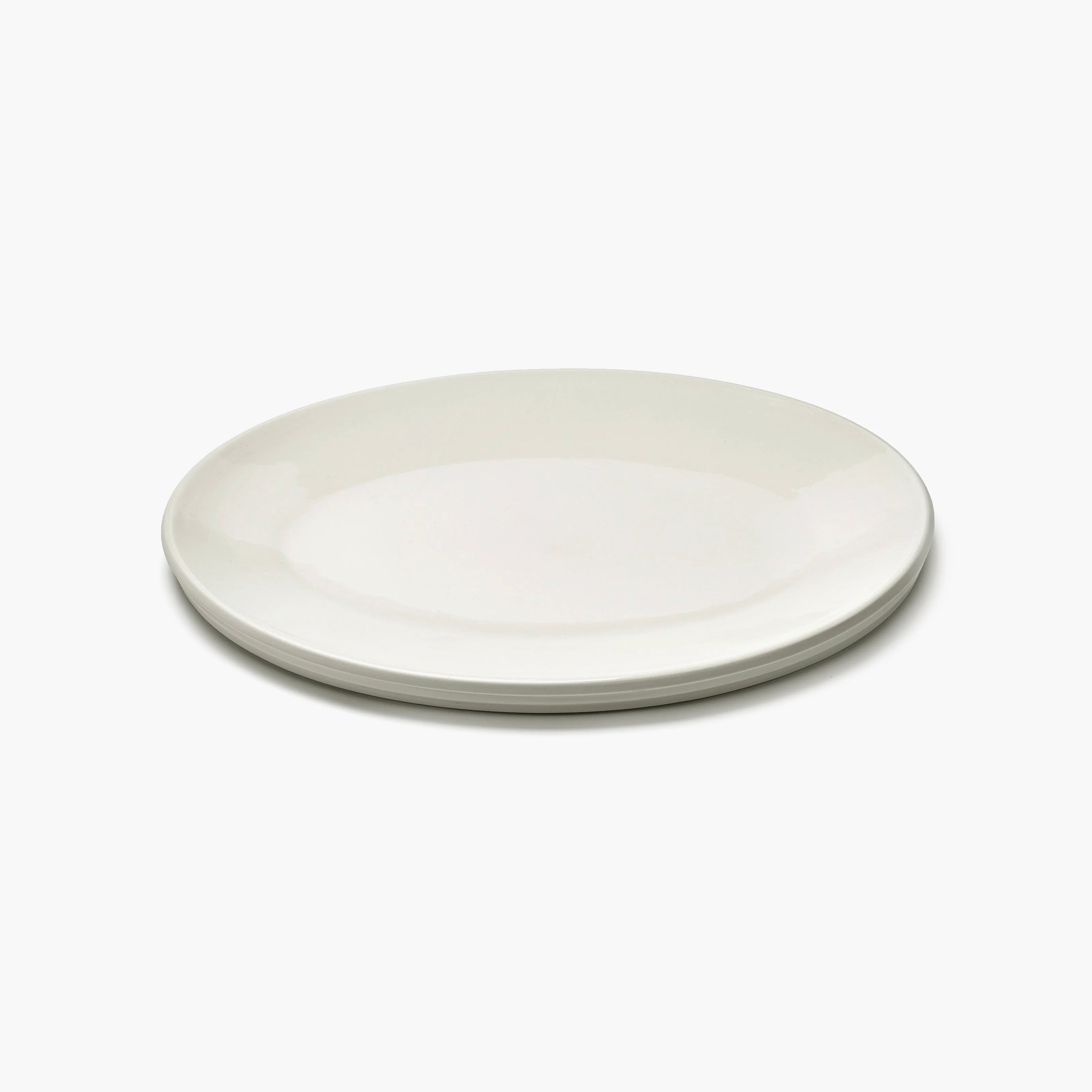 Alabaster Small Oval Dune Serving Dish