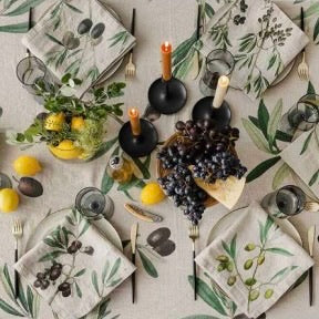 Olives Napkins - set of 2 assorted styles