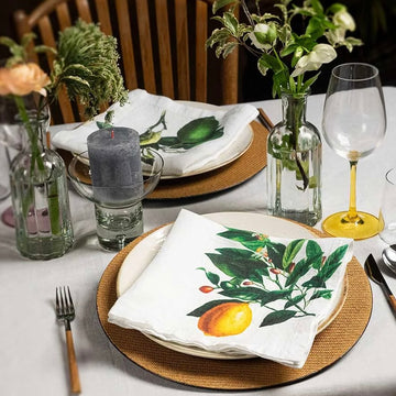 Citrus Napkins - set of 2 assorted styles