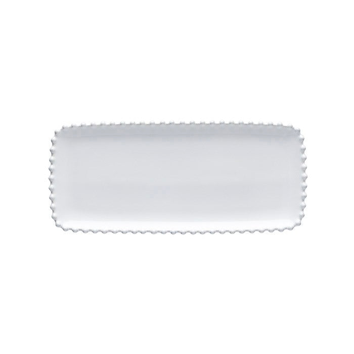 White Pearl Rectangular Platter - small
