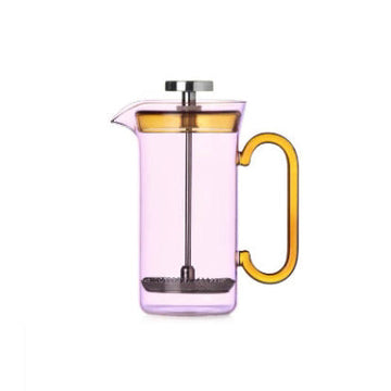 Pink + Yellow French Press by Ichendorf - small