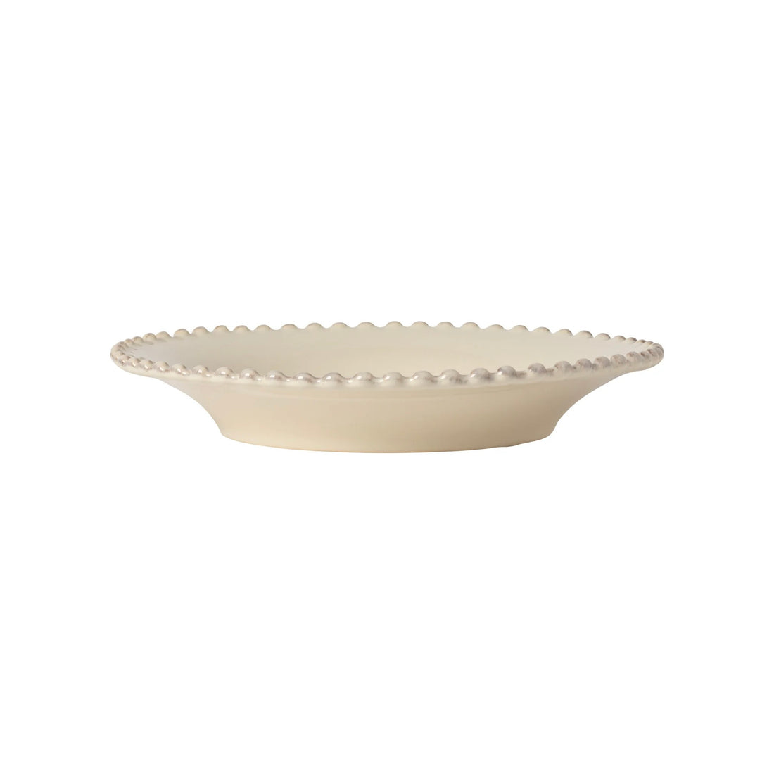 Cream Pearl Pasta Plate - set of 6