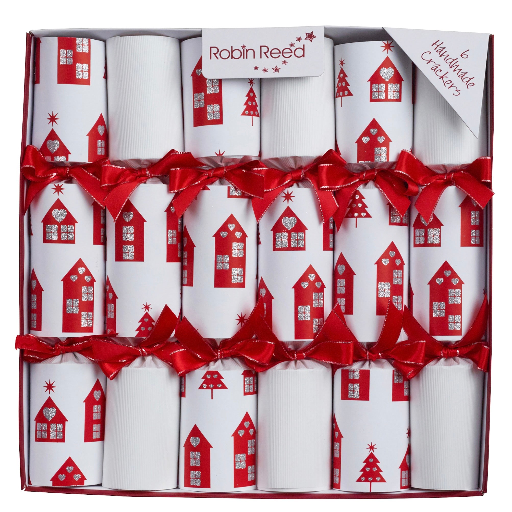 Sparkle Village Christmas Crackers - pack of 6