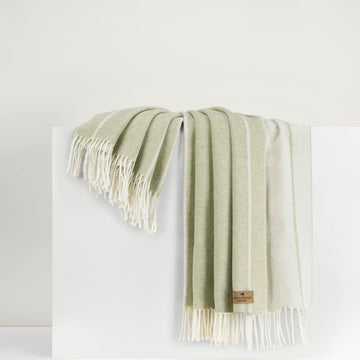 Sage Fiji Stripe Throw