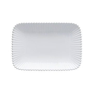 White Pearl Rectangular Platter - medium