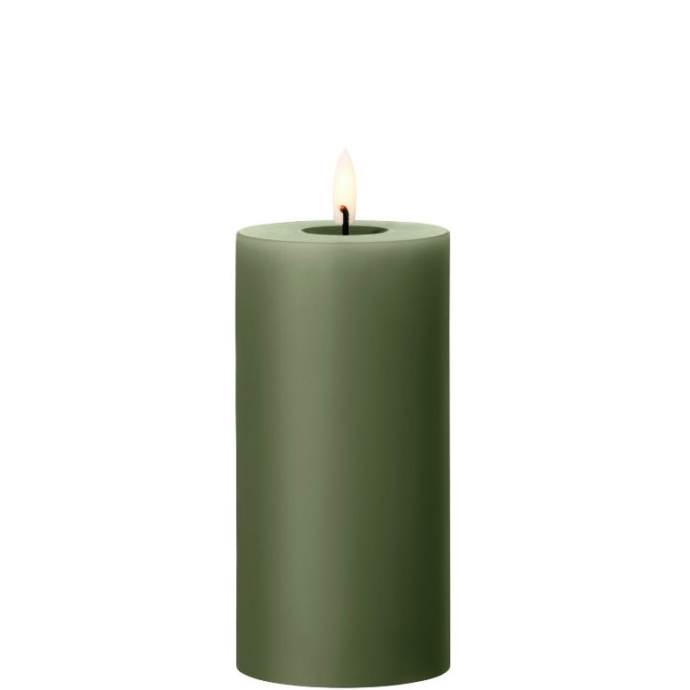 Moss LED Pillar Candle by Ester + Erik - 3 sizes