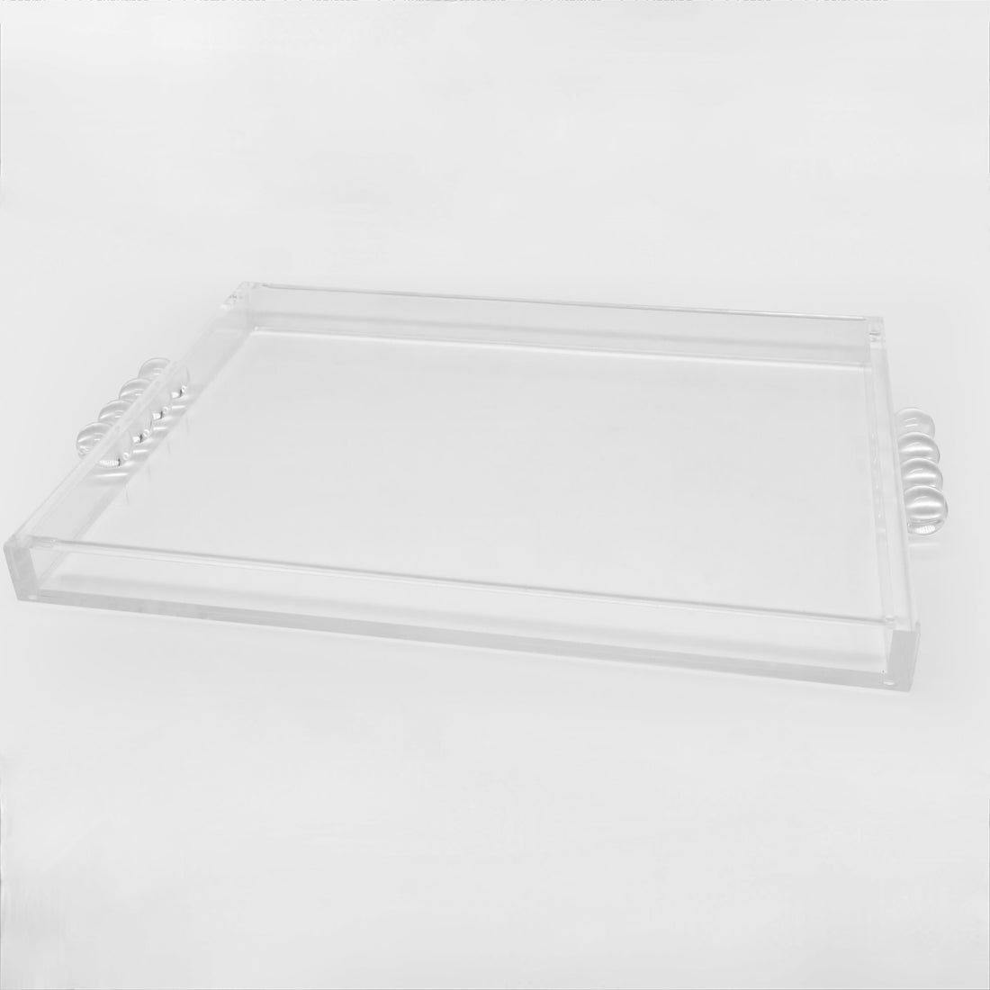 Acrylic Tray with Bubble Handles - 2 sizes