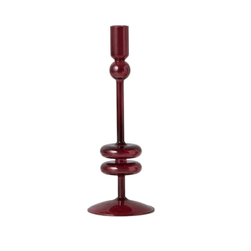 Merlot Glass Candlestick -  Medium