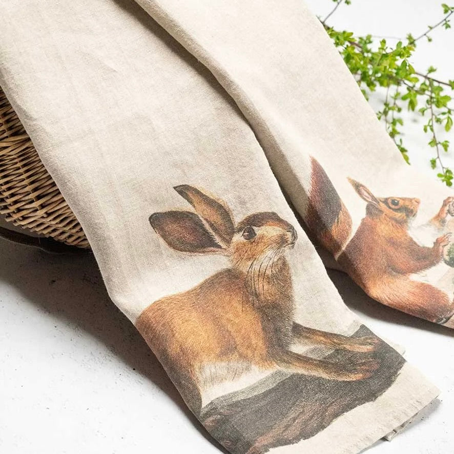 Hare Tea Towel