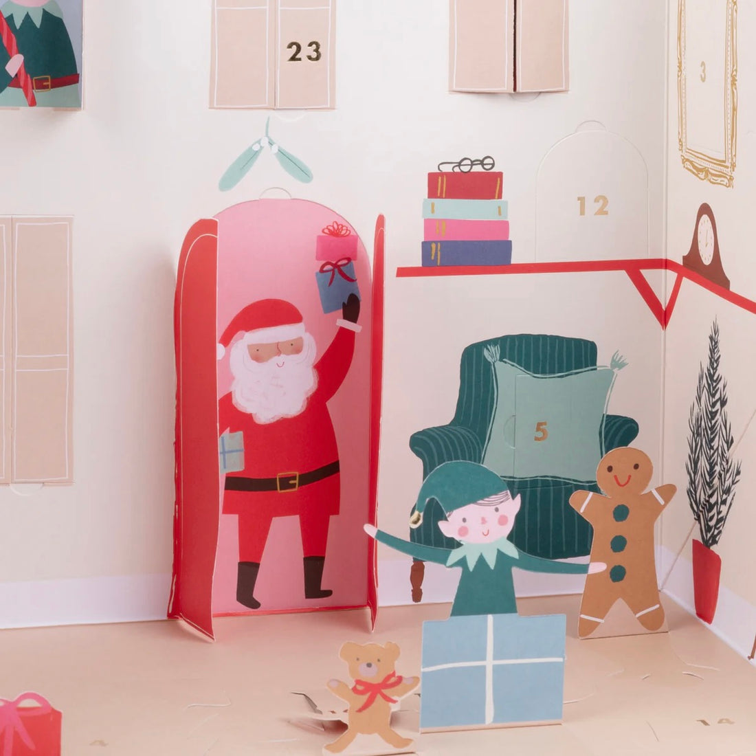 Santa's House Pop Up Advent Calendar by Meri Meri