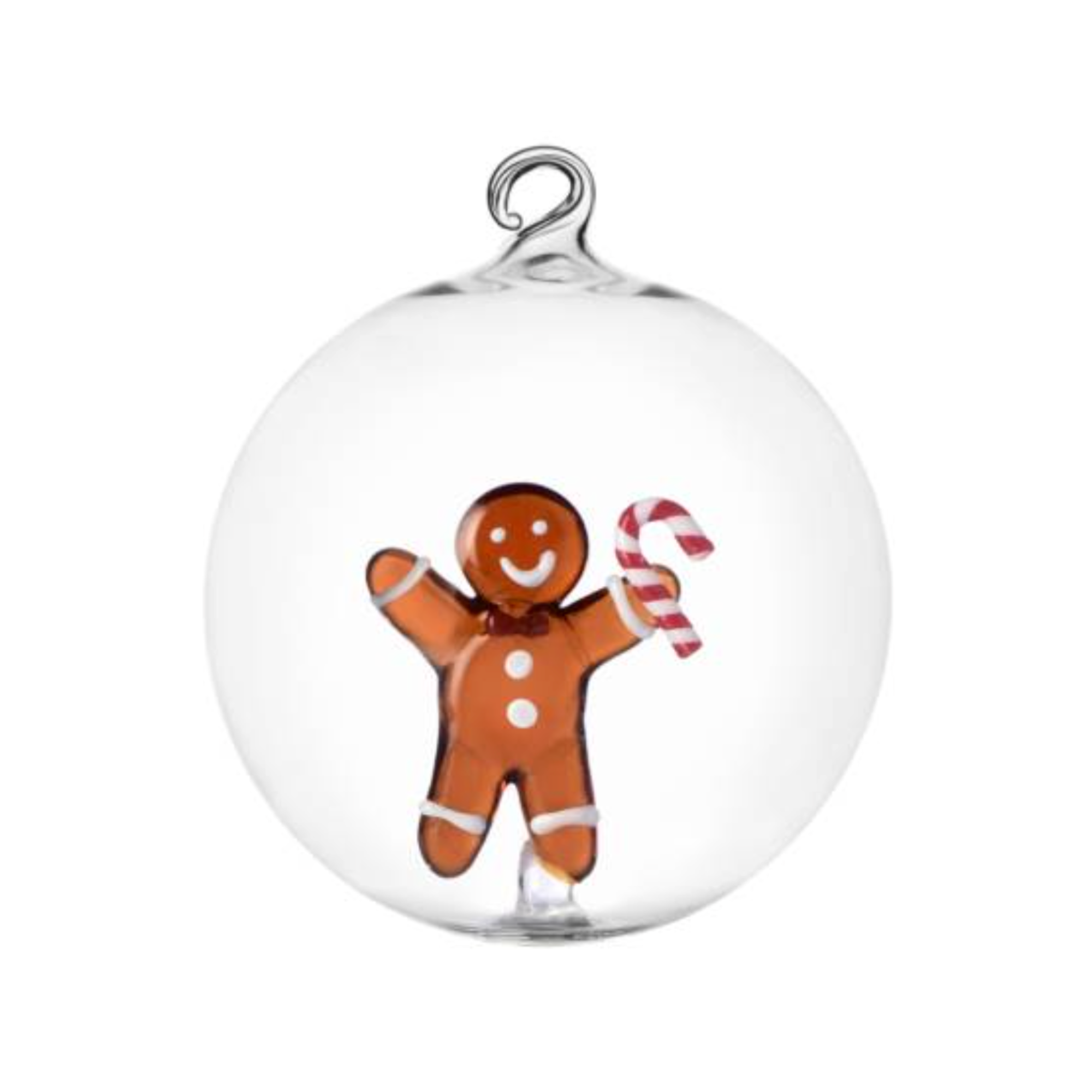 Gingerbread with Candy Cane Ornament by Ichendorf Milano