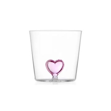 Pink Heart Tumbler - by Ichendorf Milano