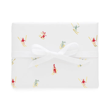 Skiers Wrapping Paper