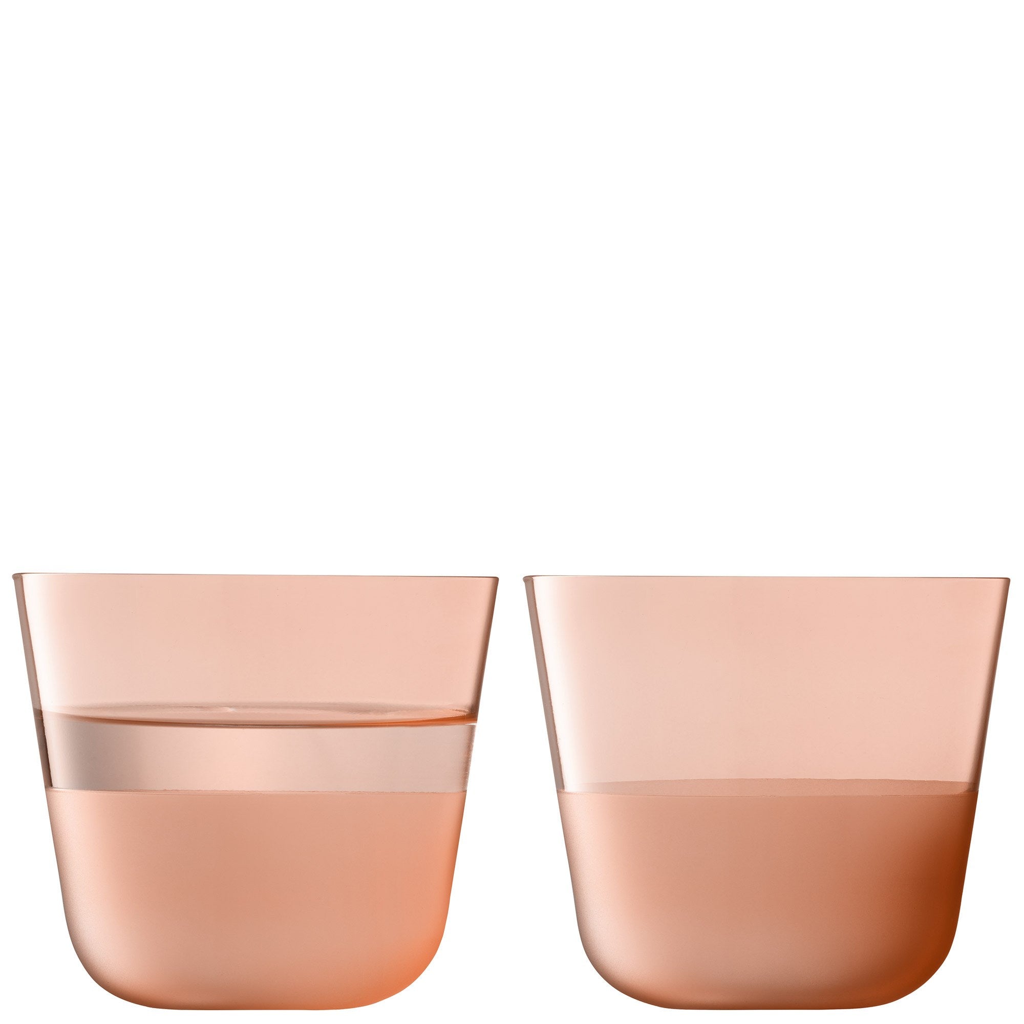 Coral Arc Tumbler - Set of 2