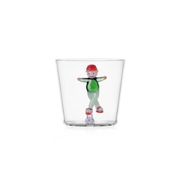 Ice Skating Kid Tumbler - by Ichendorf Milano