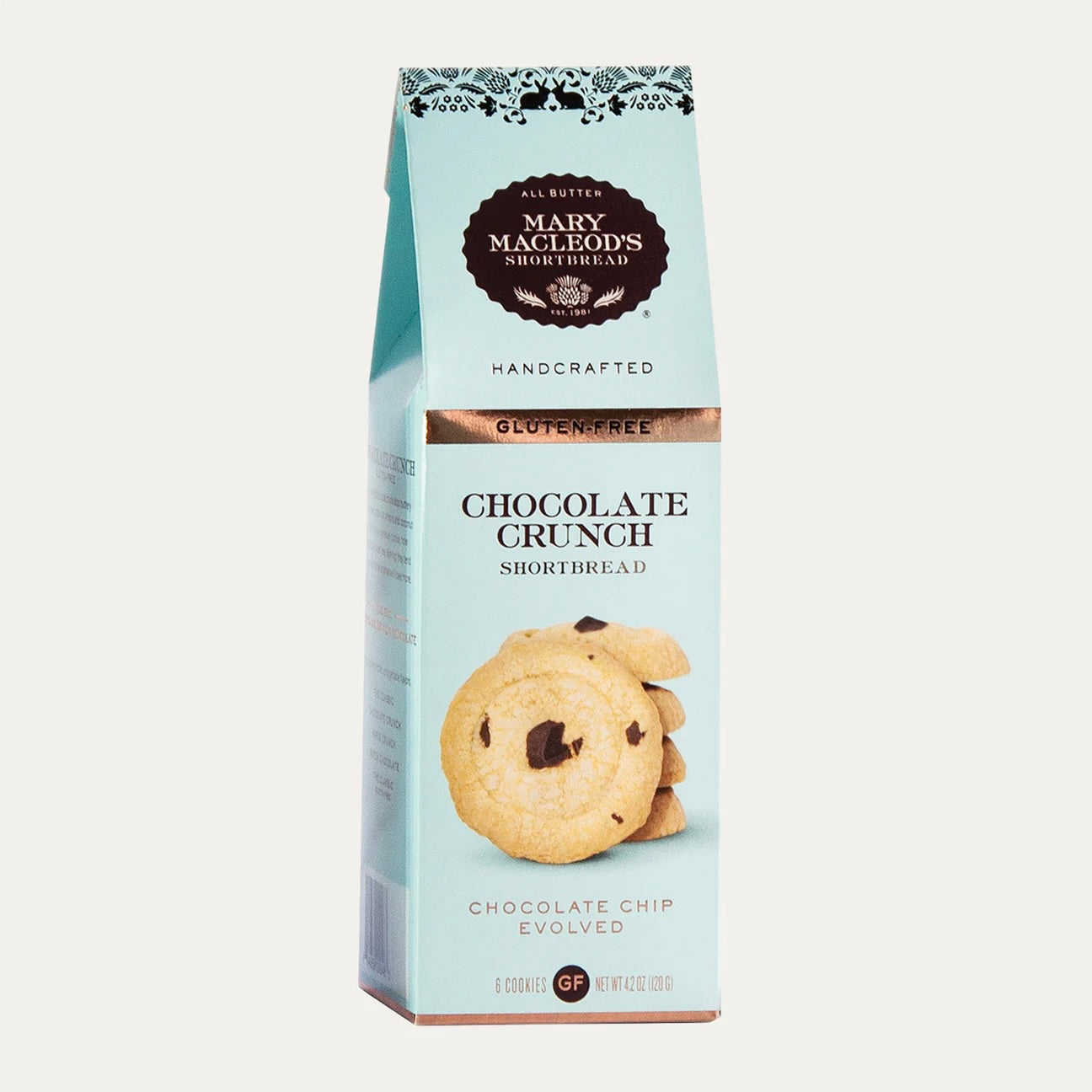 Mary Macleod Chocolate Crunch Shortbread Cookies - Gluten Free