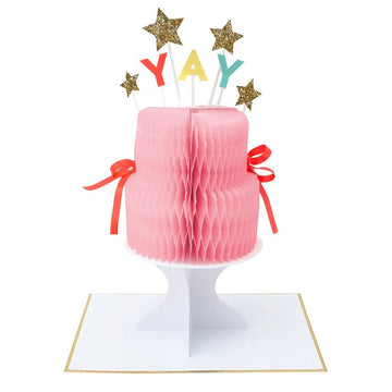 Yay! Cake - Stand Up Card by Meri Meri