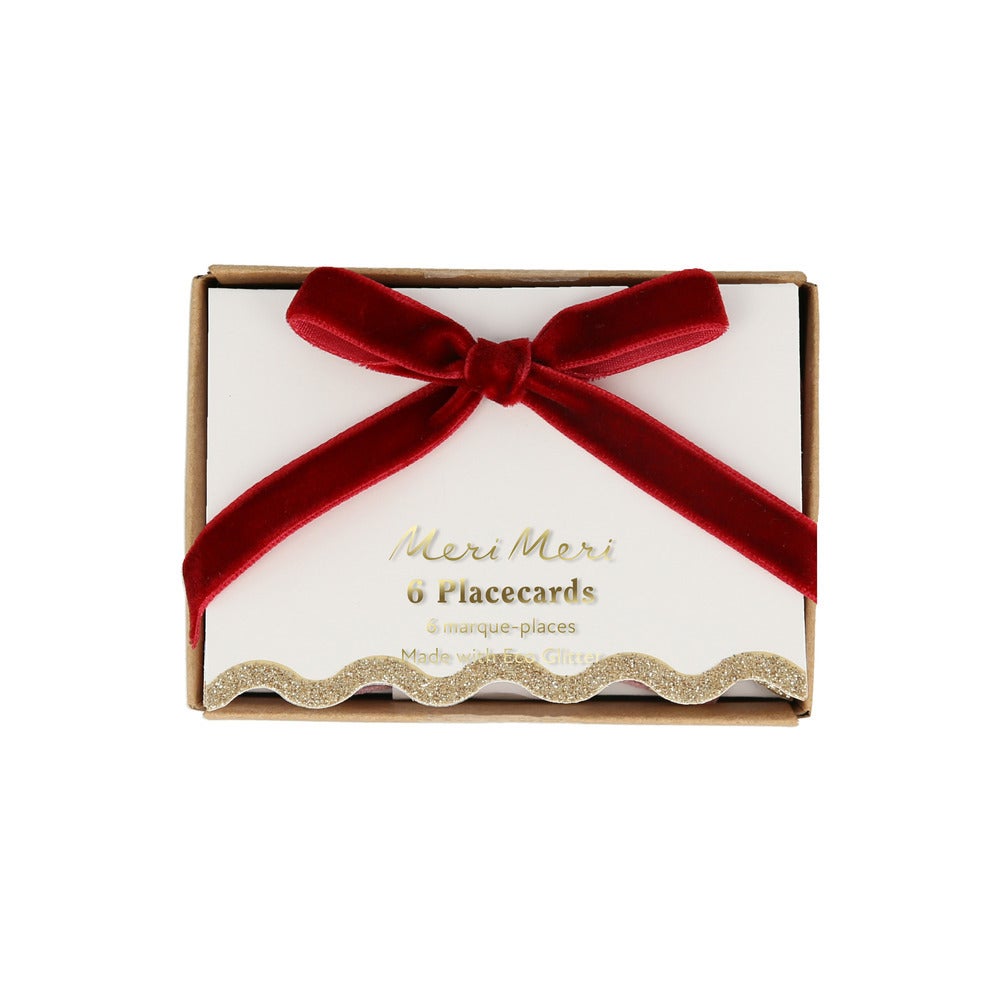 Velvet Bow Place Cards by Meri Meri