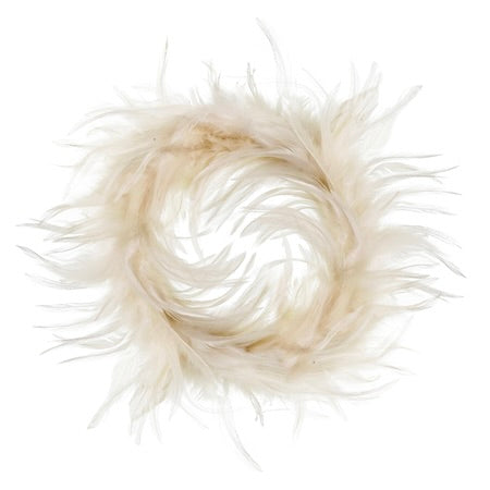 White Feather Wreath - 2 sizes