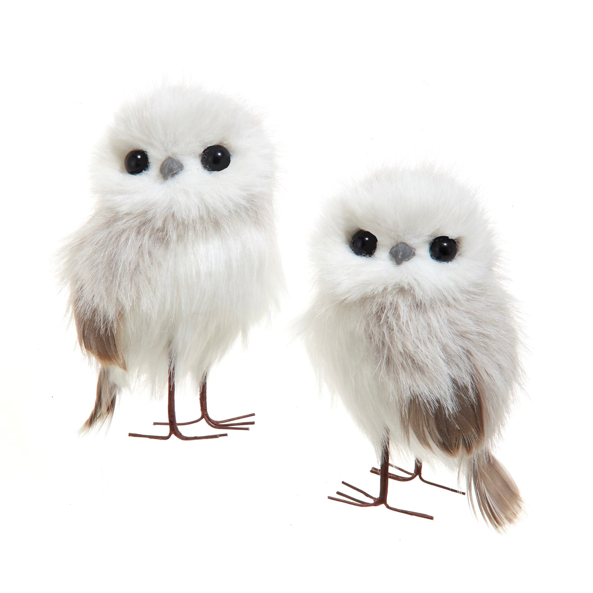 Gray + White Owl -Small