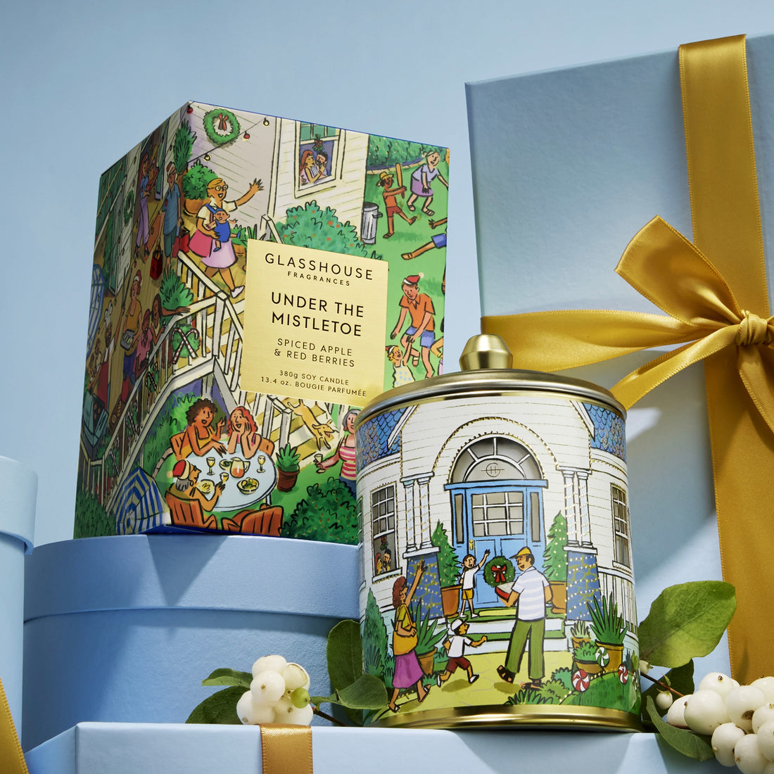 Under The Mistletoe Scented Candle by Glasshouse