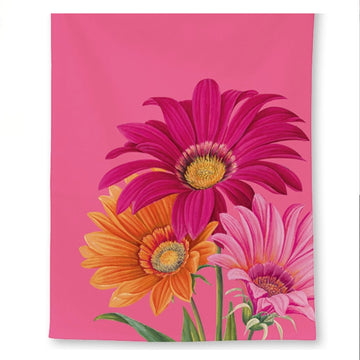 Joyful Gerbera Napkin - Pink