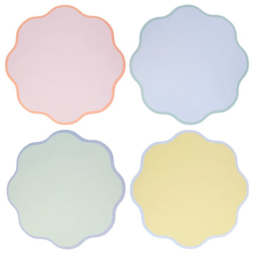 Wavy Round Paper Placemats by Meri Meri