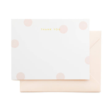 Pink Dot Thank You Note Set