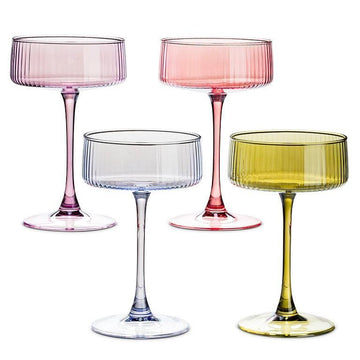 Jewel Toned Cocktail Coupe