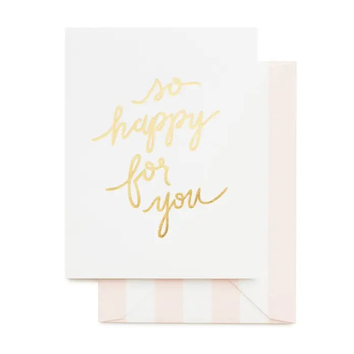 So Happy For You, Single Card