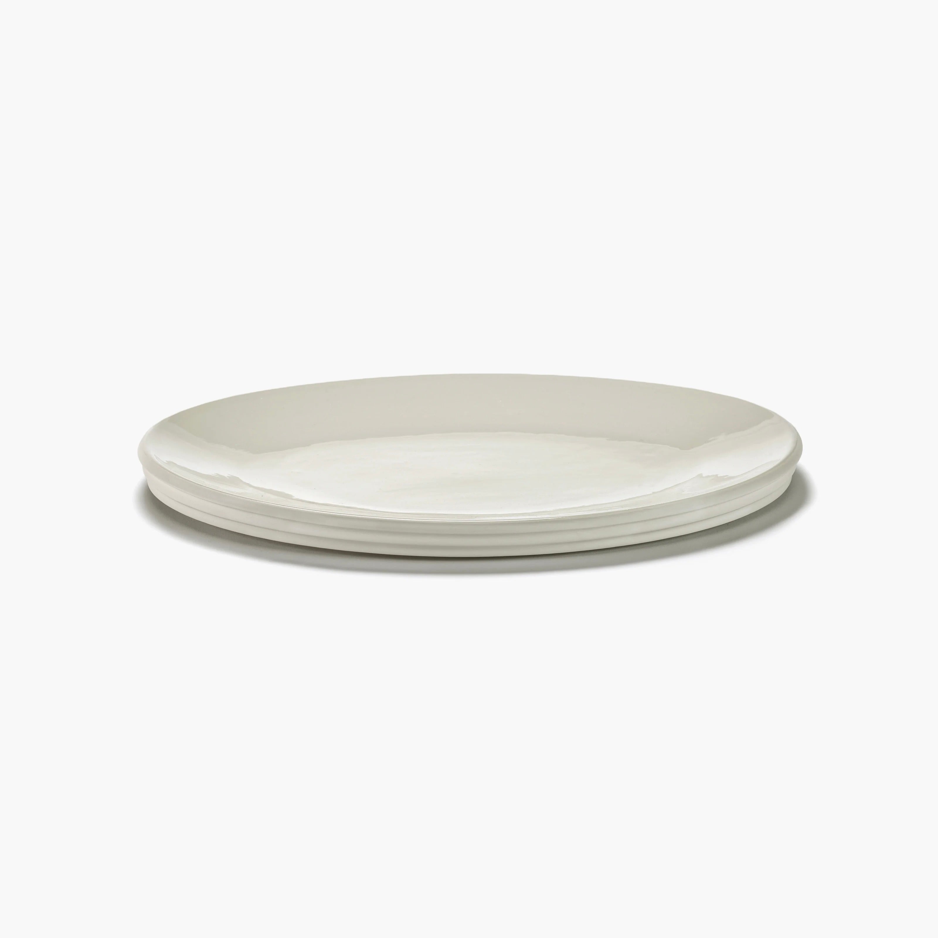 Alabaster Small Oval Dune Serving Dish