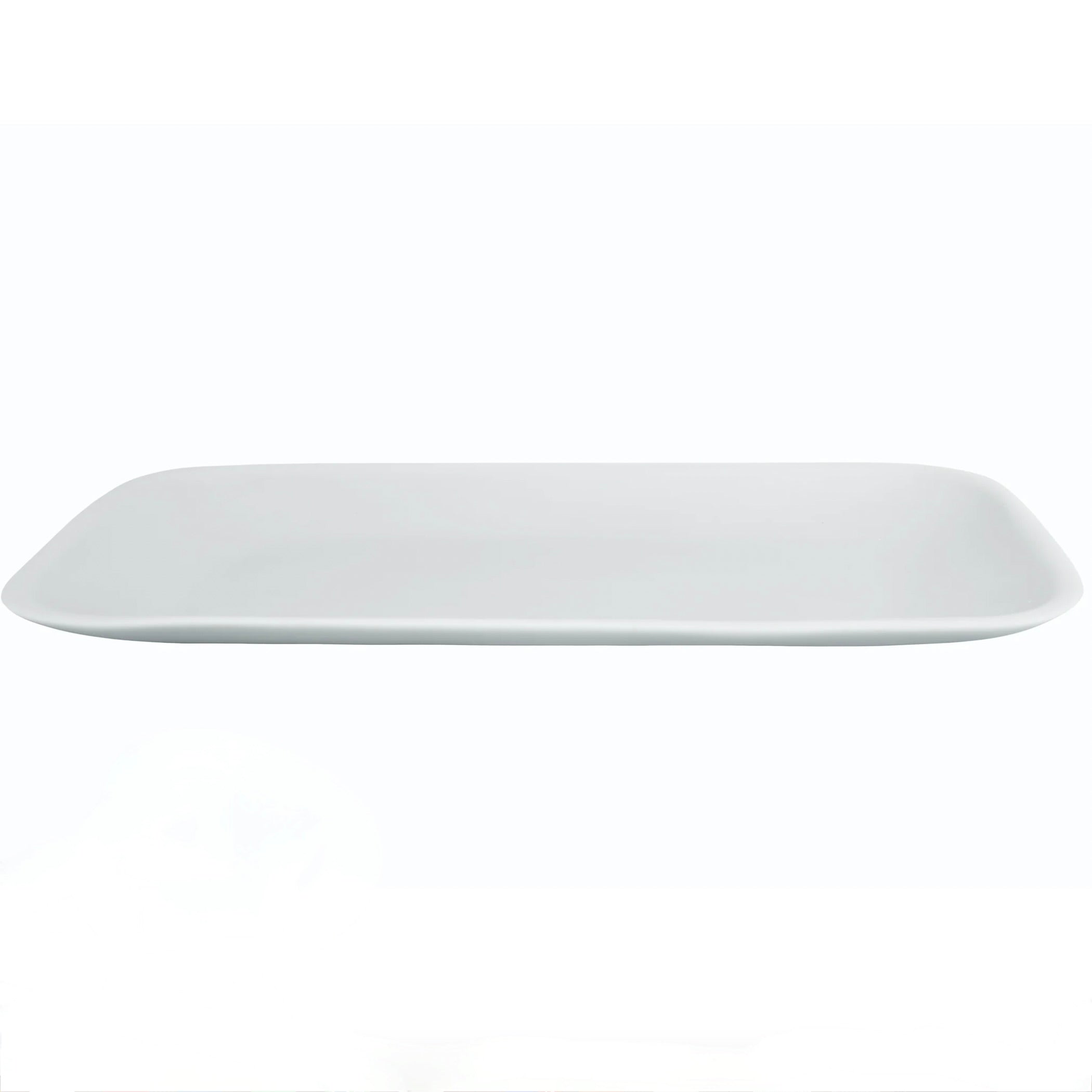 Rectangle Resin Platter - White